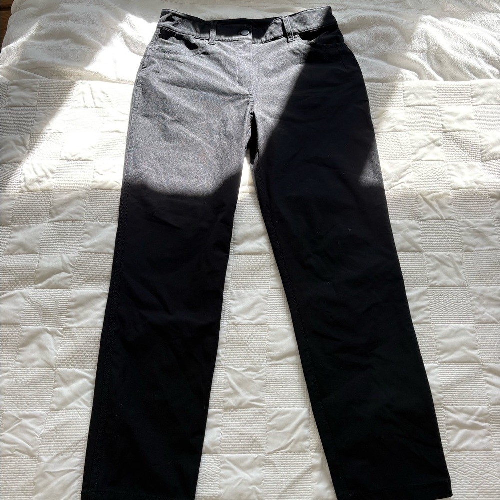 Lululemon women’s  Black Straight-Leg dress pant